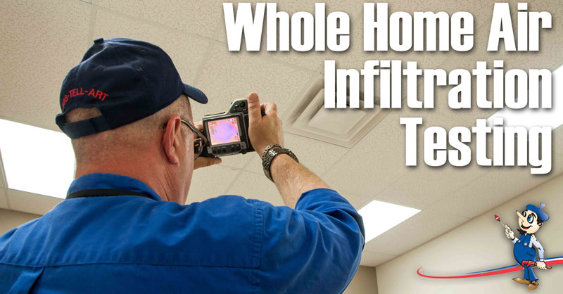 Whole Home Air Infiltration Testing