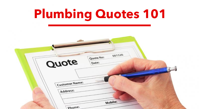 Plumbing quotes