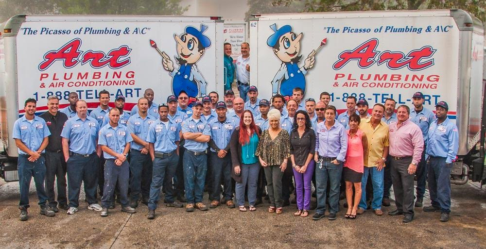 ART Plumbing AC & Electric employees