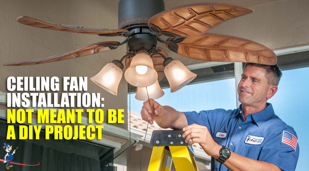 Ceiling Fan Installation Not Meant To, How Do You Install A Ceiling Fan
