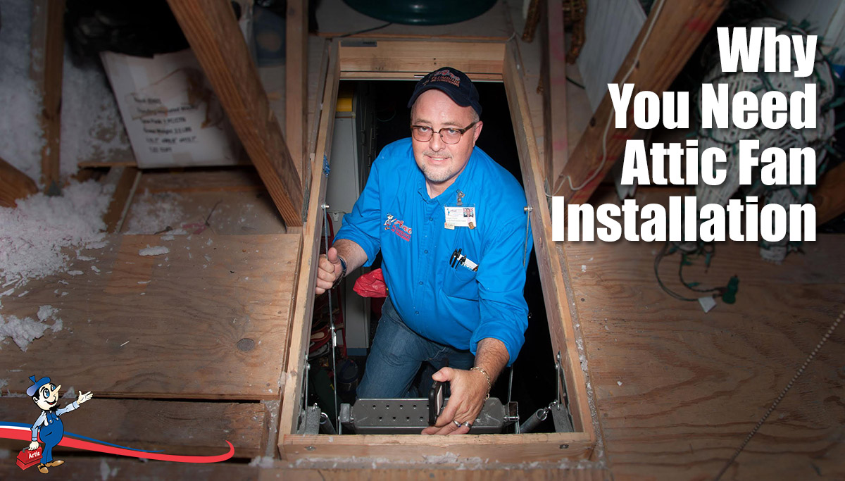 attic fan installation