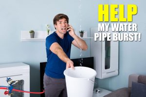 water pipe burst