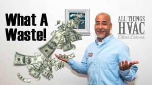 bad duct work wastes money