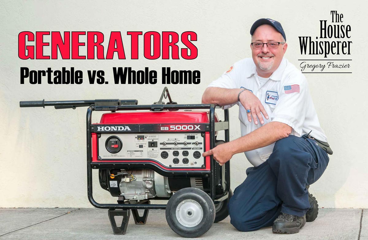 portable home electric generators