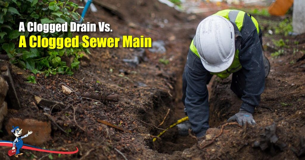 The Difference Between A Clogged Drain And Clogged Sewer Main