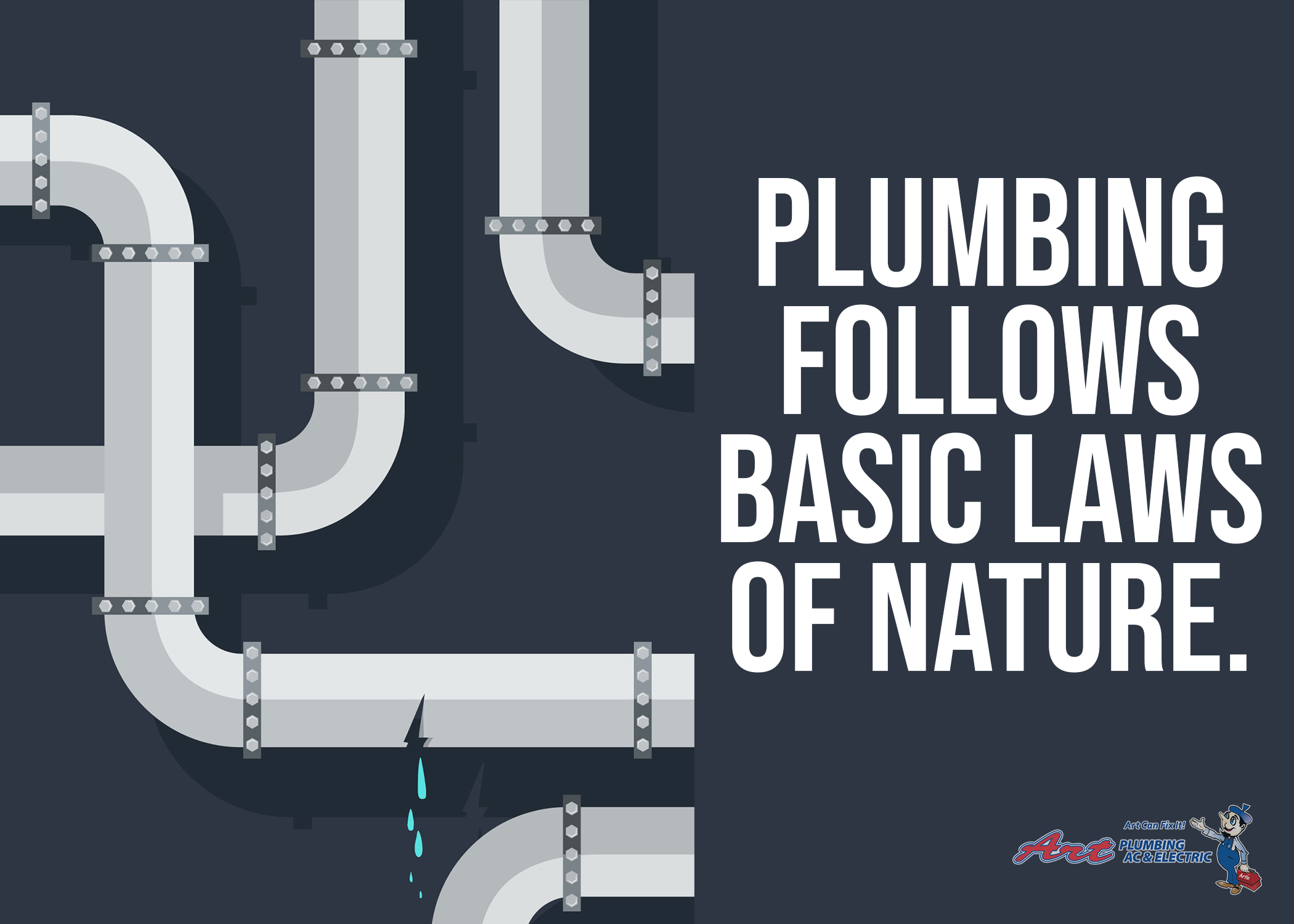 Plumbing Follows Basic Laws Of Nature