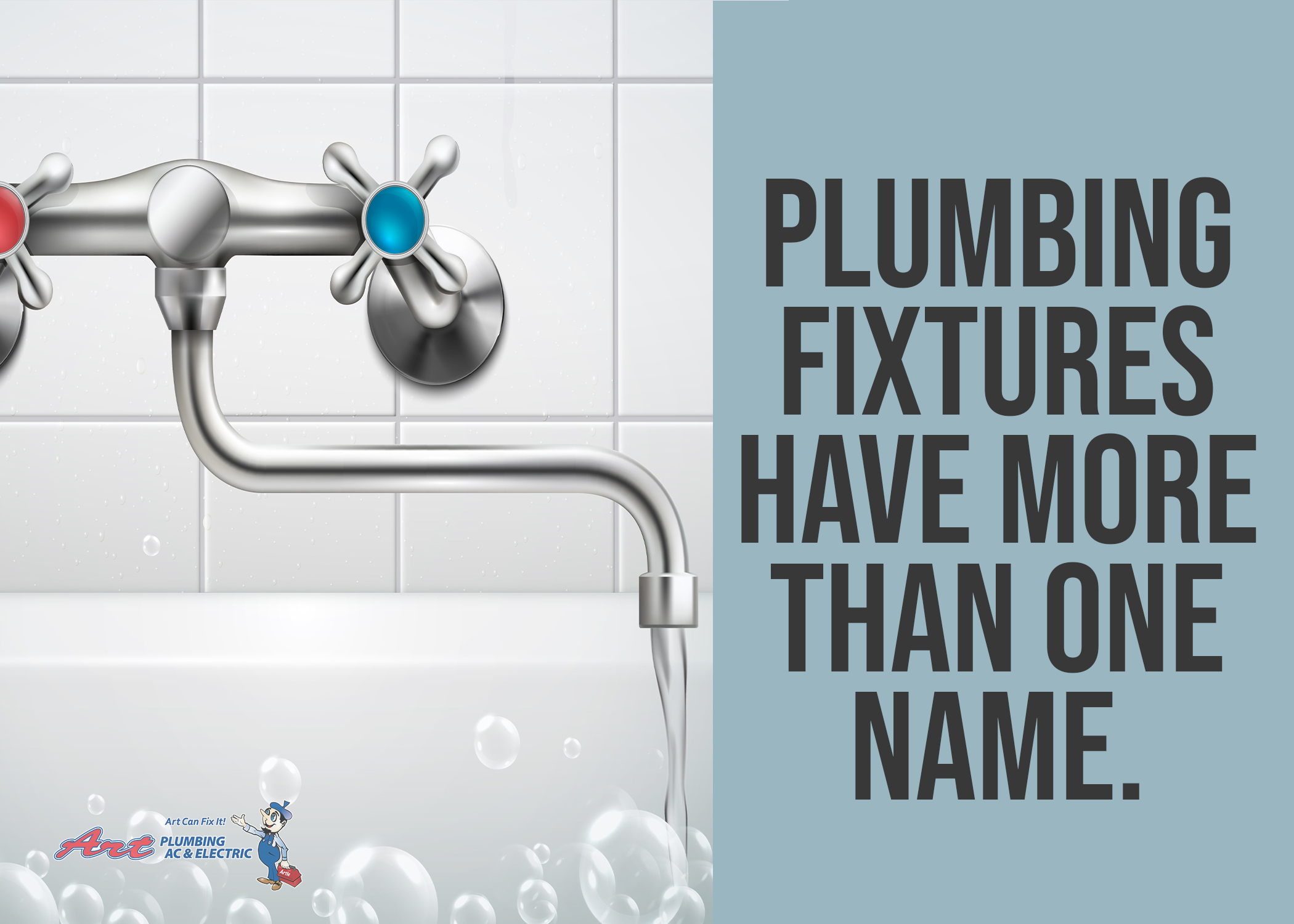 Plumbing Fixtures Have More Than One Name