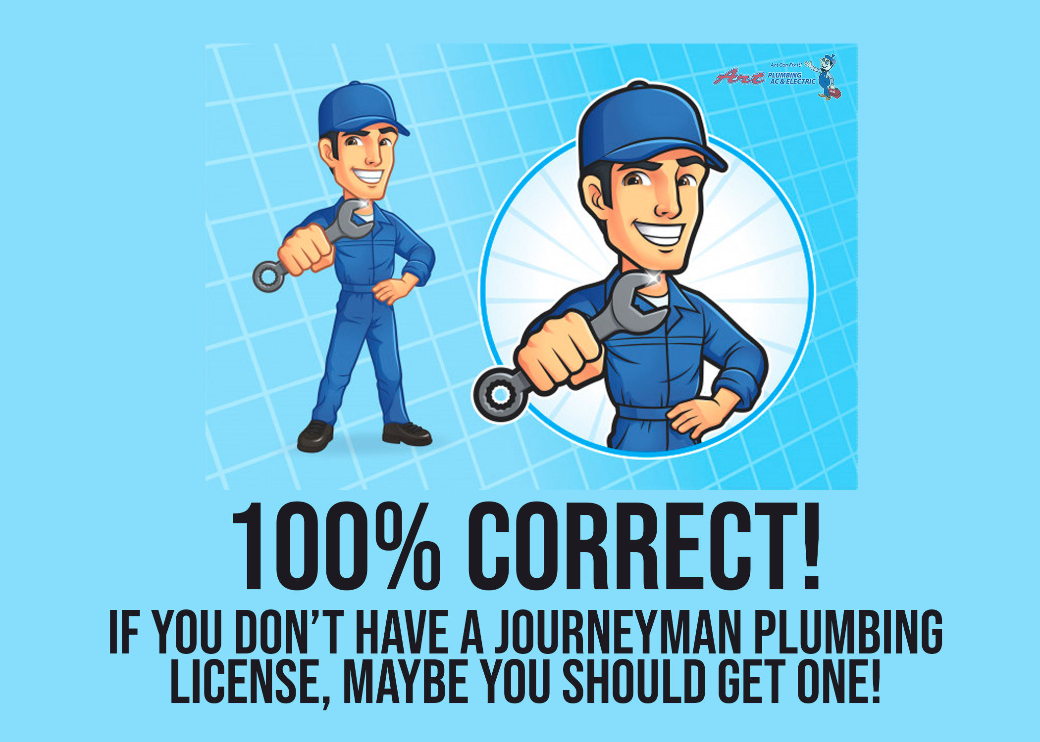 Plumbing Quiz Results: 100% Correct