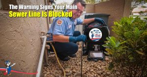 blocked main sewer line