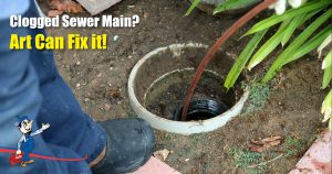 Clogged Sewer Main