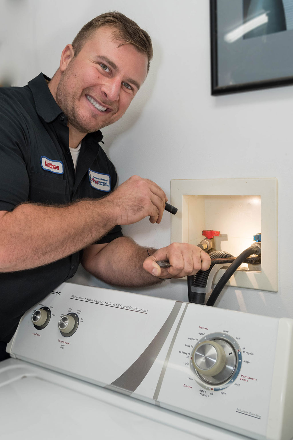 washer dryer installation