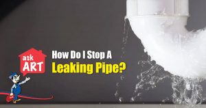 leaking pipe