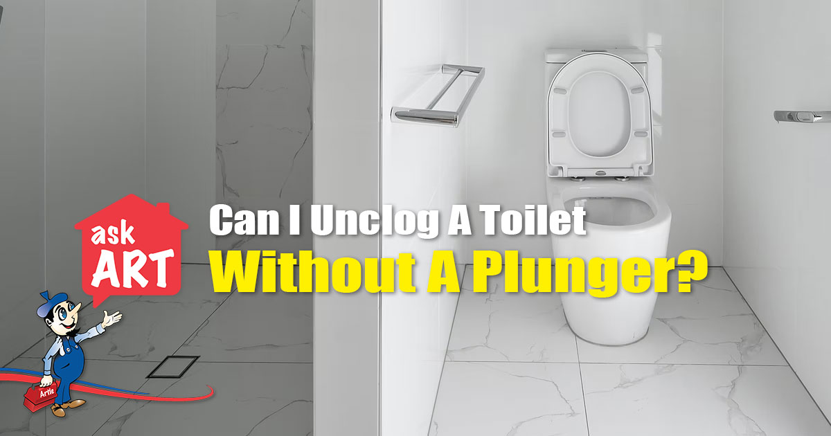 unclog a toilet