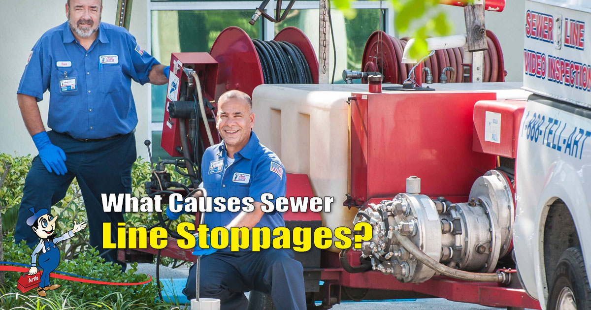 sewer line stoppages