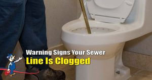 sewer line clogged