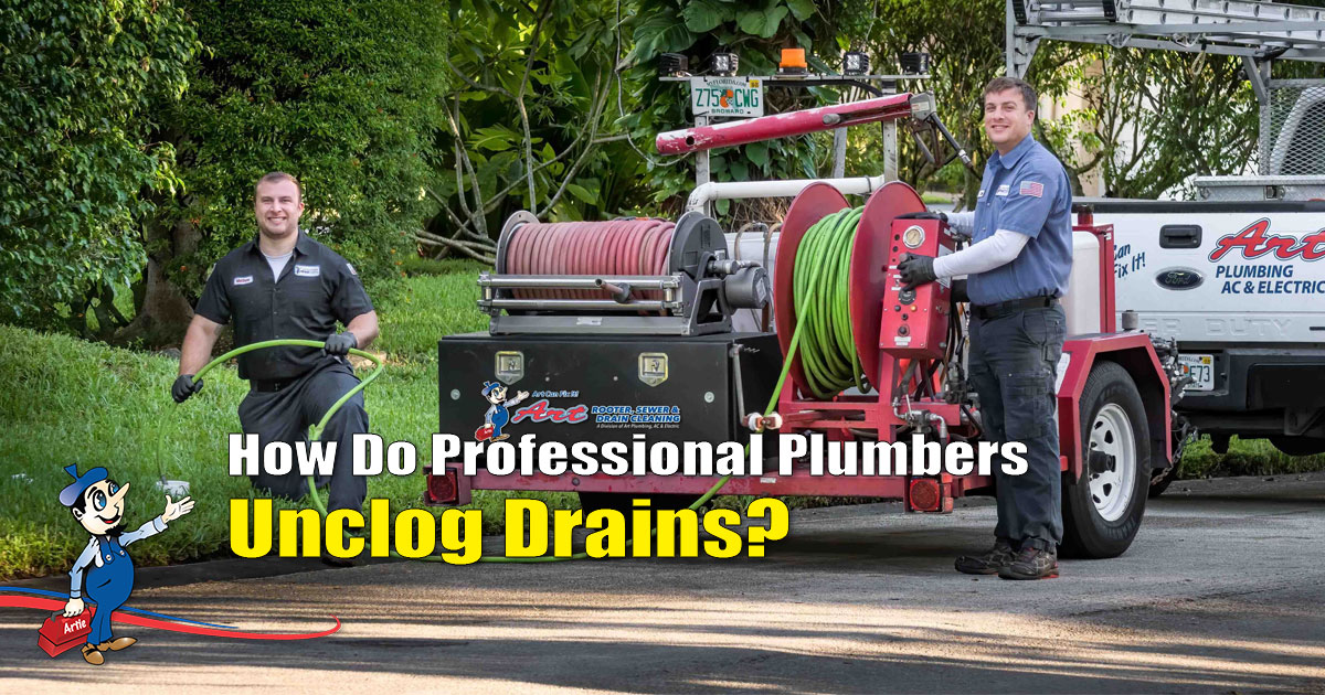 What Do Plumbers Use to Unclog Drains?