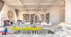 kitchen sink clogged