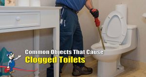 clogged toilet