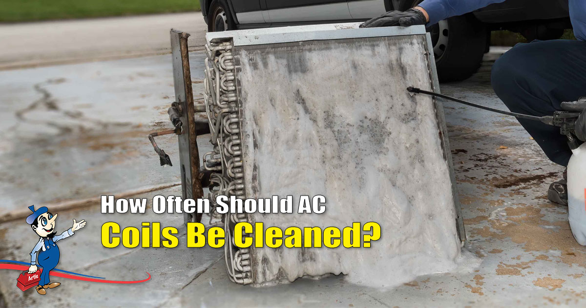 AC coil cleaning