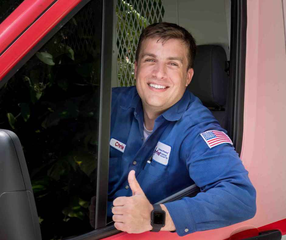 An Art Plumbing, Air Conditioning & Electric technician