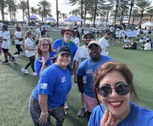 Art team wat the March for Cancer 5k